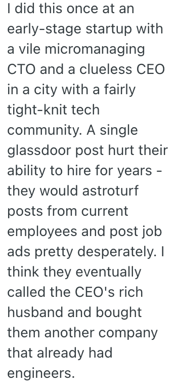 Screenshot 2025 05 07 at 12.52.26 PM Employee Worked In A Toxic Environment, So They Encouraged People Leaving The Company To Leave Bad Online Reviews